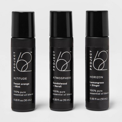 .33 fl oz 3pk Essential Oil - Inspire Collection - Altitude, Atmosphere, Horizon - Project 62™
