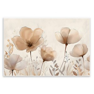 Stupell Industries Neutral Wildflowers Floral Blossoms Wall Plaque Art - 1 of 4