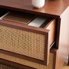 Zadie 2 Drawer Rattan Nightstand - NST5007 - Safavieh - 2 of 4