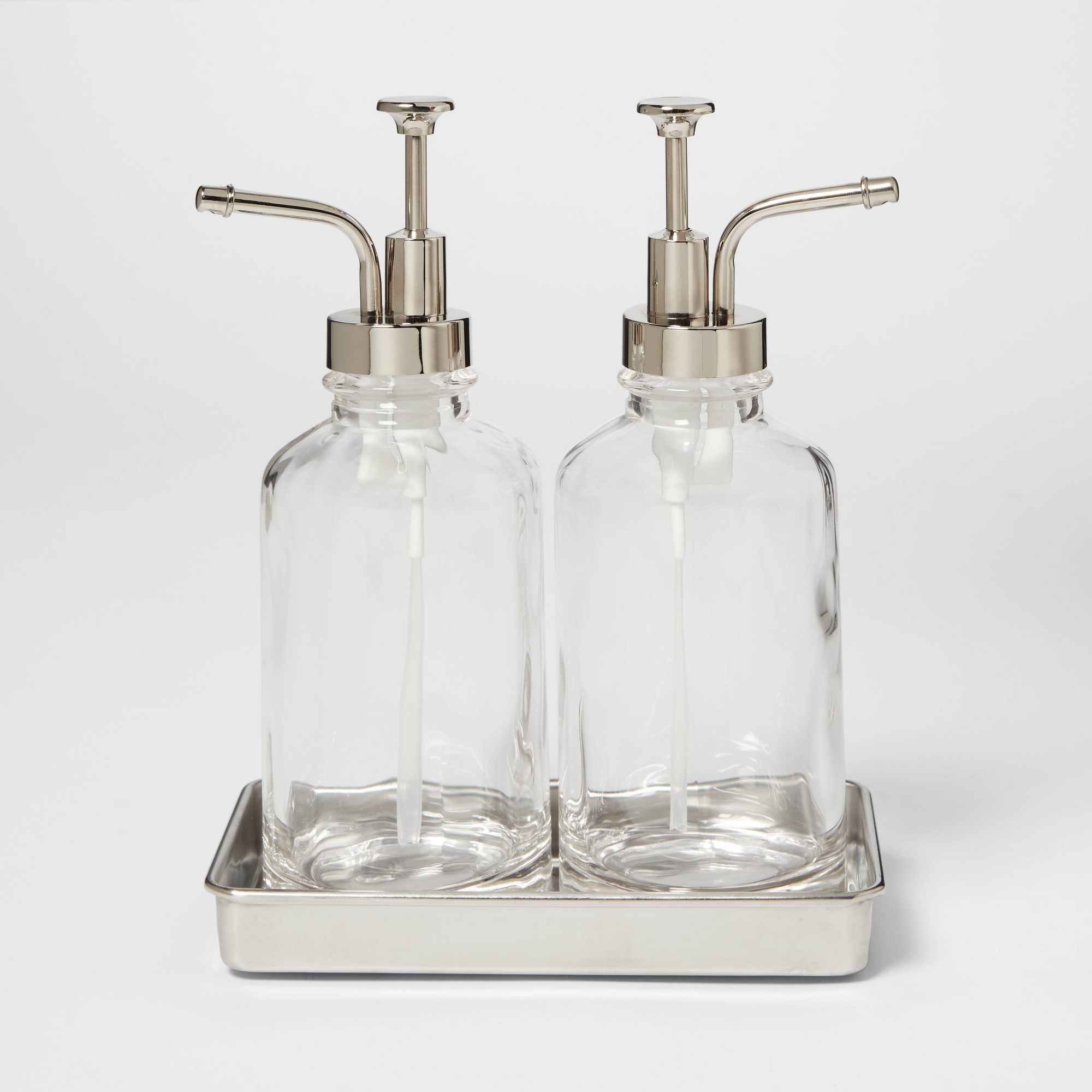 Double Soap Pump Oil Can Clear - Threshold™