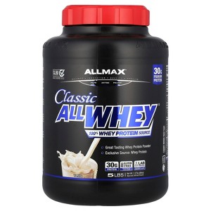 ALLMAX Classic AllWhey®, 100% Whey Protein Source, Vanilla, 5 lbs (2.27 kg) - 1 of 2