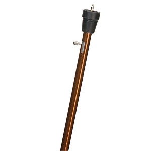 DMI Single Point Ice Walking Cane with Foam Grip Handle for Men and Women, Retractable Cane Tip for Ice and Show, Adjustable Height, Aluminum, Bronze - 1 of 3