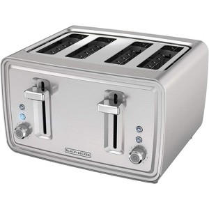BLACK+DECKER 4-Slice Toaster, Stainless Steel, TR4900SSD - 1 of 3