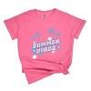 Simply Sage Market Summer Vibes Palm Trees Floral Garment Dyed Tee - 2 of 4