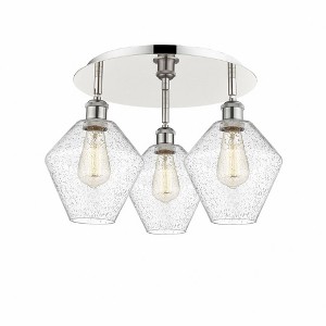 Cindyrella - 3 Light Flush Mount In Industrial Style-11 Inches Tall and 19.75 Inches Wide - 1 of 1