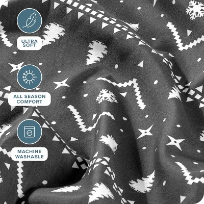 Queen Winter Alpine Microfiber Deep Pocket Sheet Set