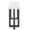 Sapphtopaz Console Table with Geometric Design and Open Shelf, Side Table with Solid Legs, Entryway Table for Living Room, Entryway, Hallway - 4 of 4