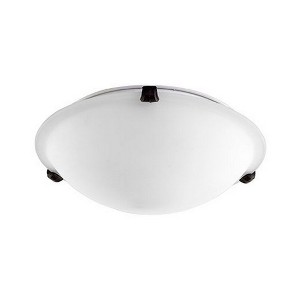 Quorum Lighting 2 - Light Flush Mount in  Oiled Bronze - 1 of 1