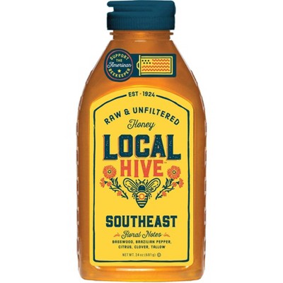 Local Hive Southeast Raw & Unfiltered Honey - 24oz