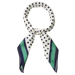 INSPIRE CHIC Women's Polka Dot Square Neckerchief Headband 27.56*27.56 inches(L*W) - 1 of 4