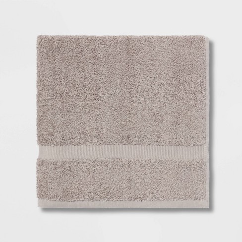 Bath Towel Light Gray - Room Essentials™ : Target