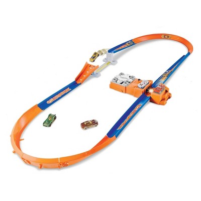 hot wheels orange curved track
