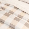 Cozy Buffalo Check Plush with Shearling Reverse Bed Blanket - Isla Jade - 3 of 4