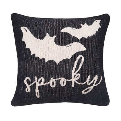 C&F Home 20" x 20" Bats Reversible Halloween Knitted Pillow