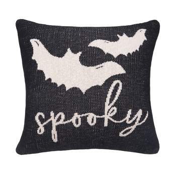 C&F Home 20" x 20" Spooky Bats Reversible Halloween Knitted Pillow