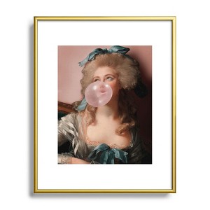 Jonas Loose BUBBLEGUM PRINCESS Metal Framed Art Print - Deny Designs - 1 of 4