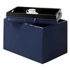 Designs4Comfort Accent Storage Ottoman - Breighton Home - image 2 of 4