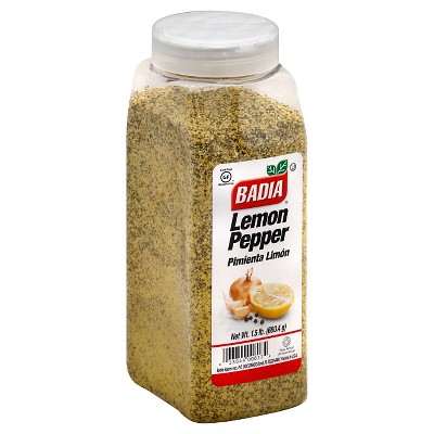 Badia Spices Seasoning Lemon Pepper - Case Of 6/6.5 Oz : Target