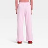 Girls' Sanrio Hello Kitty and Friends Fleece Sweatpants - Light Pink - 3 of 4