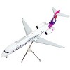 Boeing 717-200 Commercial Aircraft "Hawaiian Airlines" White with Purple Graphics 1/200 Diecast Model Airplane by GeminiJets - 2 of 4