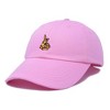 Dalix Fawn Embroidered Cotton Dad Hat Deer Adjustable Casual Baseball Cap Nature - 4 of 4