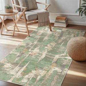 Abynow Medallion Distressed Persian Indoor Area Rug - 1 of 4