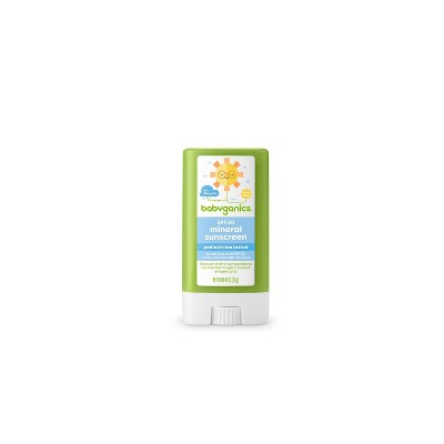 Image of Babyganics Pure Mineral Baby Sunscreen Stick, SPF 50 - 0.47oz