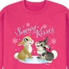 Men's - Disney - Christmas - Snowy Bunny Kisses Graphic Fleece Sweatshirt - 2 of 4