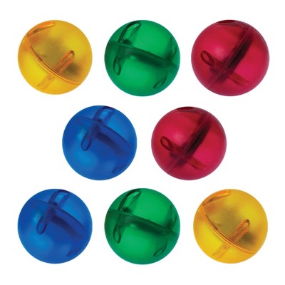 PICASSO-TILES 8 PC LED Marbles for Marble Run Race Track Building Block & Magnetic Tiles, Building STEM Toy for Kids 3+