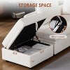 Modular Sectional Sleeper Sofa with Storage Seats, Convertible Sofa for Living Room - 4 of 4