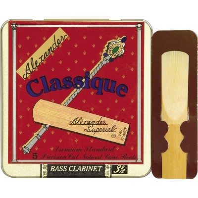 Alexander Reeds Classique Bass Clarinet Reeds Strength 3