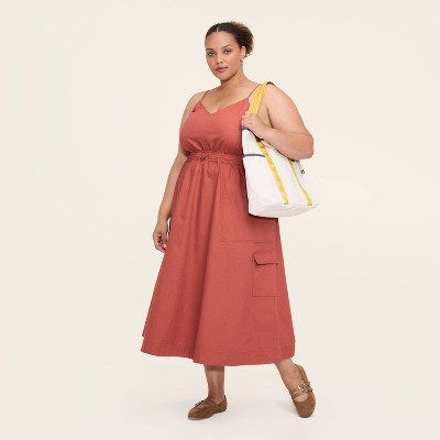 Women's Utility Midi Dress - Woolrich x Target Cinnamon