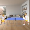 6ft Mid-Size Table Tennis Table Foldable & Portable Ping Pong Table Set for Indoor & Outdoor Games with Net, 2 Table Tennis Paddles and 3 Balls - 3 of 4