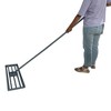 SKRAN 79.5 Long Handle Heavy Duty Tool Lawn Leveling Rake,high Capacity Lawn Roller, can Fill Sand, for Farmland,Golf Course Compost Sand Leveling - 2 of 4