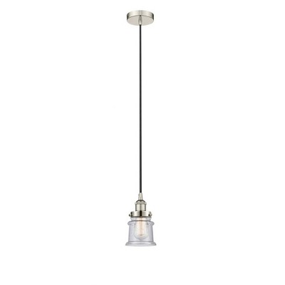 Canton - 1 Light Mini Pendant In Industrial Style-9.25 Inches Tall and 5.25 Inches Wide