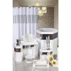 Creative Scents Quilted Mirror White Wastebasket - 4 of 4