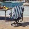 Arden 44"x20" Outdoor High Back Dining Chair Cushion - 2 of 4