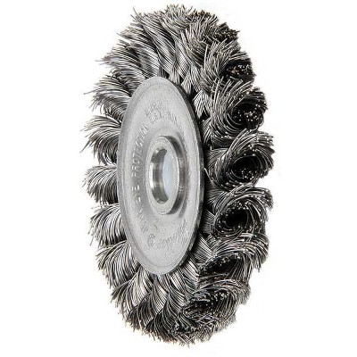 Weiler  Twist Wire Wheel Brush,Arbor,3 In. 94101
