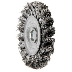 Weiler  Twist Wire Wheel Brush,Arbor,3 In. 94101 - 1 of 2