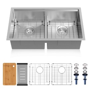 Fortune Candy 5.12'' Height Stainless Steel Rectangular Undermount Sink - 1 of 4