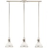 Hatteras Bay 10.25" 1 Light mini pendant with Satin Etched White With Clear Fresnel Lens Olde Bronze® - 2 of 3