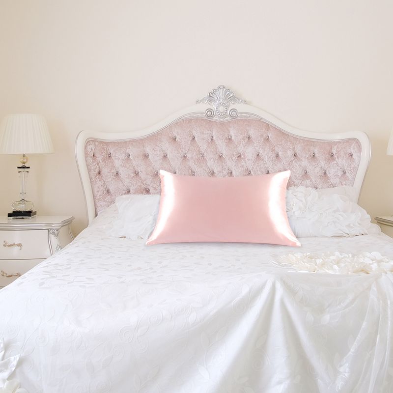 PiccoCasa 100% Silk Fabric Soft Smooth Washable Pillowcases 1 Pc, 4 of 6