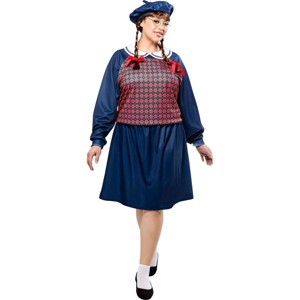 Rubies Women's Plus Size American Girl Molly McIntire Costume - 1 of 4