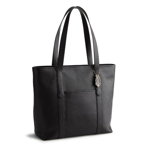Vera Bradley Women's Leather Original Vera Tote Bag Moonless Night