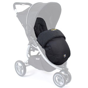 Universal AllSorts by Valco Baby Snug Footmuff, Cozy Winter Outdoor Stroller Sleeping Bag, Compatible with Most Strollers - Black - 1 of 4