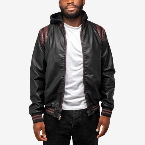 Target mens hot sale leather jacket