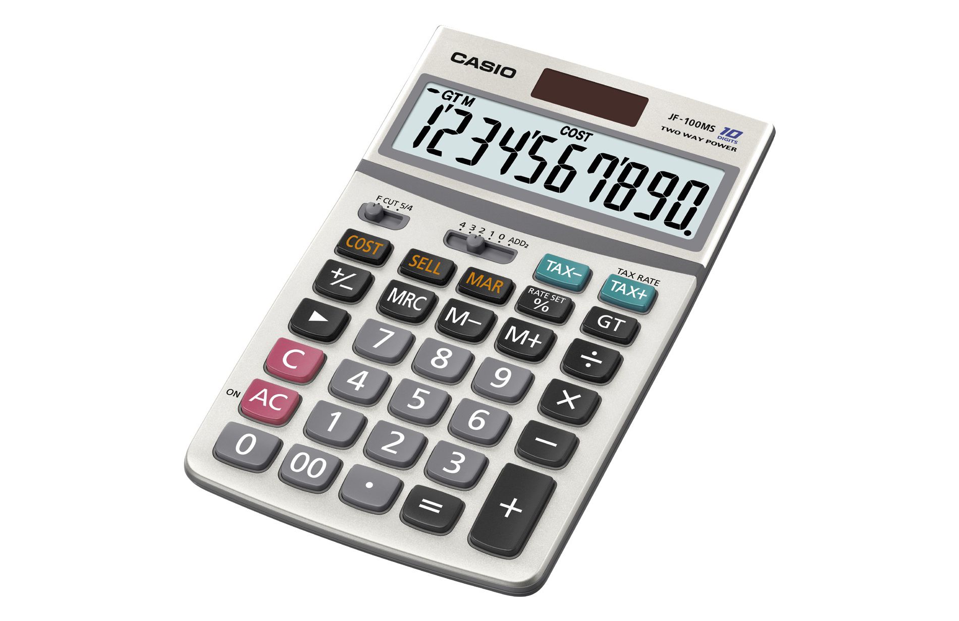 Casio JF100 Professional Desktop Calculator - Silver