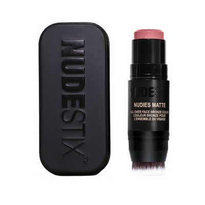 Nudestix Nudies All Over Face Matte Blush - Sunkissed Pink - 0.25oz