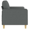 vidaXL 2-Seater Sofa Dark Gray 55.1 in. Fabric - 4 of 4