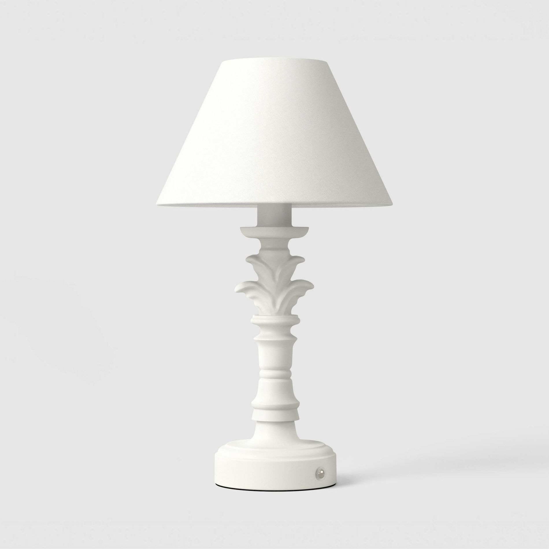 White Portable Cordless Table Light (Includes LED Light Bulb) - Threshold™